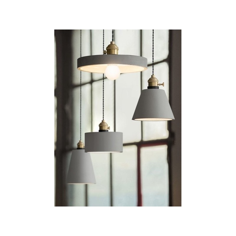 Concrete Vasa Minimalist Pendant Light